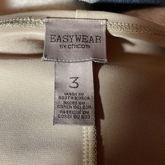 Easy wear by Chico’s Size 3 Fringed Jacket - Picture 4 of 5